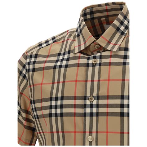 camicia uomo maniche corte burberry|Camicie firmate da uomo .